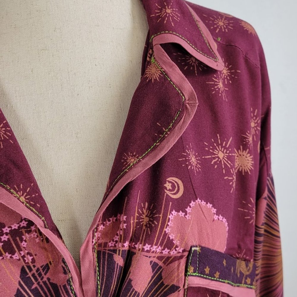 FREE PEOPLE / WTF sleep shirt top Sz XS NEW - Picture 3 of 9